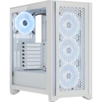 Case per PC - Corsair - ICUE 4000D RGB Airflow - Torre centrale - 3 AF120 RGB Elite - Ventile bianchi - thumbnail