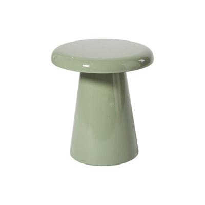 Bijzettafel metaal klein - groen - ø30x33 cm Bijzettafel metaal klein - groen - ø30x33 cm