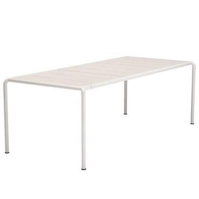 Houe Avanti tuintafel 222x98 cm Muted White Aluminium