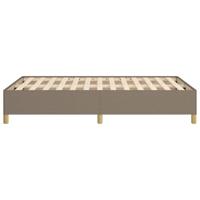 Bedframe zonder matras 120x190 cm stof taupe - thumbnail