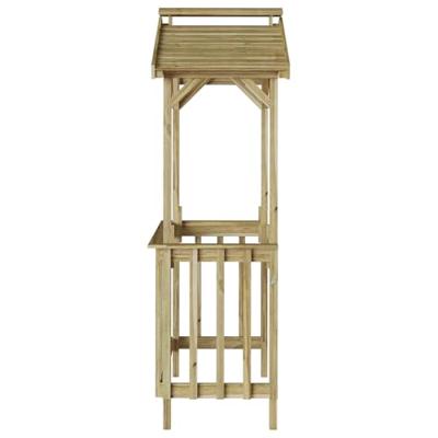 Barbecue-overkapping Bruin 133.5 x 63 x 200 cm