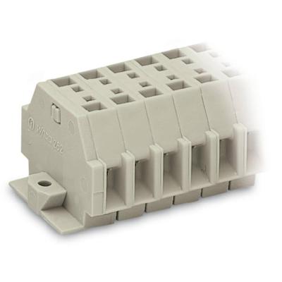 WAGO 262-182 Klemstrook 7 mm Spanveer Toewijzing: L Grijs 100 stuk(s) WAGO 262-182 Klemstrook 7 mm Spanveer Toewijzing: L Grijs 100 stuk(s)