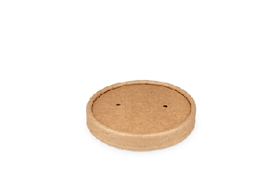 Deksel soepbeker 240-360ml Ø90mm kraft
