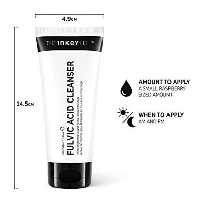The Inkey List Fulvic Acid Cleanser 150 ml Make-up verwijderaar en reiniger