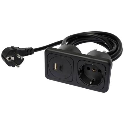 inprojal elektrosysteme 9016-114.81 Stopcontact (inbouw) Met USB-C, Met USB-laaduitgang, Power Delivery IP20 Zwart inprojal elektrosysteme 9016-114.81 Stopcontact (inbouw) Met USB-C, Met USB-laaduitgang, Power Delivery IP20 Zwart