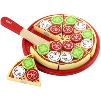VIGA houten speelpizza, afm 23x3,5 cm, 1 stuk - thumbnail
