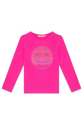 Someone Meisjes t-shirt LS - Donker roze