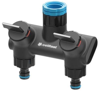 Dubbele kraanverdeler Cellfast Ergo