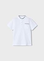 Mayoral Zomer polo shirt S/S jongens - wit - thumbnail