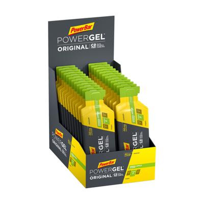 PowerBar Powergel Original Energie gel Groene Appel Cafeïne x24 PowerBar Powergel Original Energie gel Groene Appel Cafeïne x24