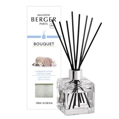 Parfumverspreider met sticks Cube 125ml Caresse de coton