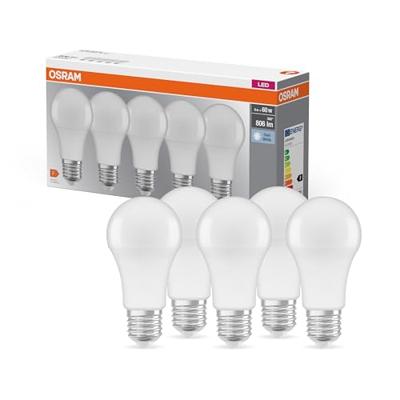 OSRAM HOMELIGHTING 4058075152632 LED-lamp Energielabel F (A - G) E27 Peer 8.5 W = 60 W Koudwit (Ø x l) 60 mm x 112 mm 5 stuk(s) OSRAM HOMELIGHTING 4058075152632 LED-lamp Energielabel F (A - G) E27 Peer 8.5 W = 60 W Koudwit (Ø x l) 60 mm x 112 mm 5 stuk(s)
