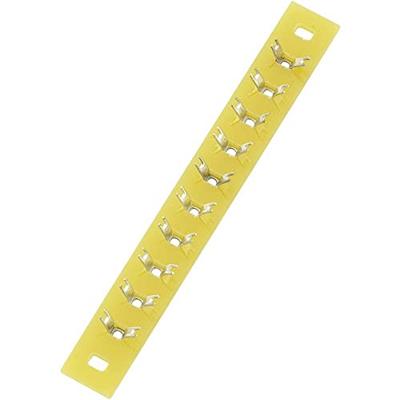 TRU COMPONENTS Soldeerlijst Enkele rij Totaal aantal polen 10 Epoxide (l x b x h) 74 x 9 x 1.5 mm 1 stuk(s)