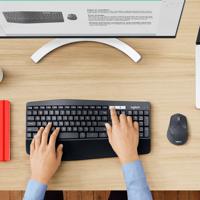 Logitech MK850 toetsenbord RF-draadloos + Bluetooth QWERTY US International Zwart - thumbnail