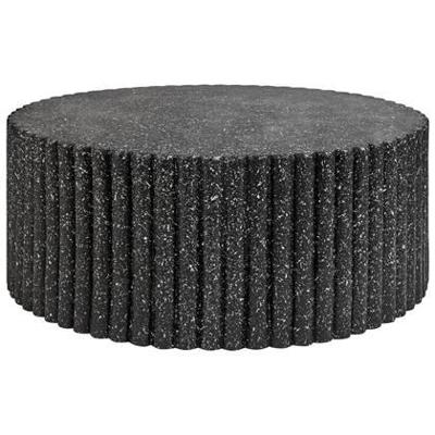 Beliani - POZZA - Salontafel - Zwart - Lichtbeton Beliani - POZZA - Salontafel - Zwart - Lichtbeton