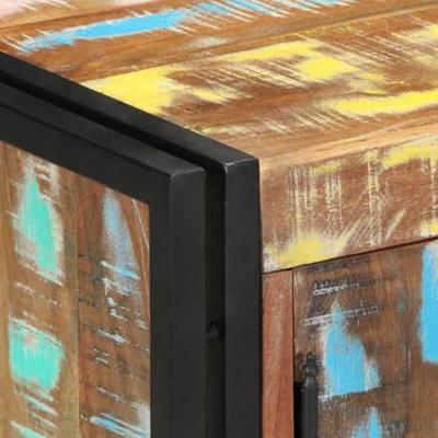 Schoenenkast Multikleur 56 x 35 x 70 cm Massief gerecycled hout