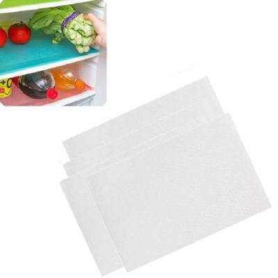 4 STKS/set milieuvriendelijke waterdichte wasbaar antibacteriële antifouling koelkast mat kleur: transparant wit