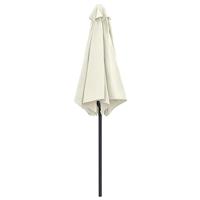 VidaXL Parasol met aluminium paal 270x246 cm zandwit - thumbnail