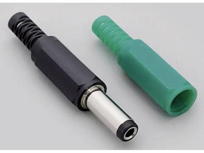 BKL Electronic 075244 Laagspannings-connector Stekker, recht 5.50 mm 2.50 mm 1 set(s)