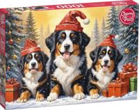 Holiday Puppies Puzzel 1000 Stukjes - thumbnail
