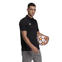 adidas Entrada 22 Polo Zwart Wit - thumbnail