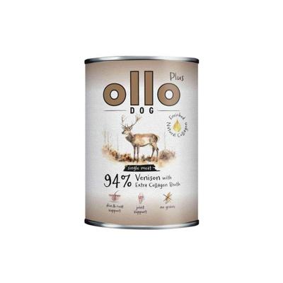 OLLO Plus Collagen Deer - natvoer voor honden - 400g