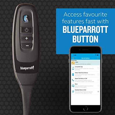 BlueParrott C400-XT – 96% Ruisonderdrukking, Compacte Bluetooth Headset met Groot Draadloos Bereik – Zwart
