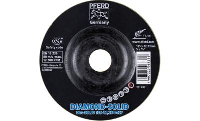 PFERD TOOLS 36612542 Diamantschijf Diameter 125 mm Boordiameter 22.23 mm Hardmetaal, Superlegeringen op nikkel- of titaanbasis, Technisch keramiek, IJzerslag 1 PFERD TOOLS 36612542 Diamantschijf Diameter 125 mm Boordiameter 22.23 mm Hardmetaal, Superlegeringen op nikkel- of titaanbasis, Technisch keramiek, IJzerslag 1