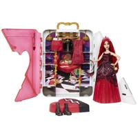 Mattel Disney Descendants 4: De opkomst van rood, kastspeelset met exclusieve kleding en accessoires, Red's Rise & Rebel speelgoedkast - thumbnail