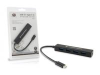 Conceptronic CTC4USB3 USB 3.1 (3.1 Gen 2) Type-C 5000Mbit/s hub & concentrator - thumbnail