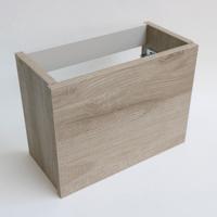 INK - Fontein Onderkast Greeploos Hout Décor Universeel Links/rechts Draaiend - 360x180x270 mm - Greige Eiken - thumbnail