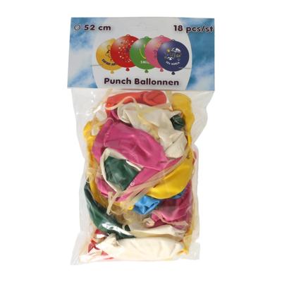 Boksballonnen zak a 18 stuks Ø52cm