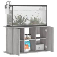 Aquariumstandaard 101x41x58 cm bewerkt hout grijs sonoma eiken - thumbnail