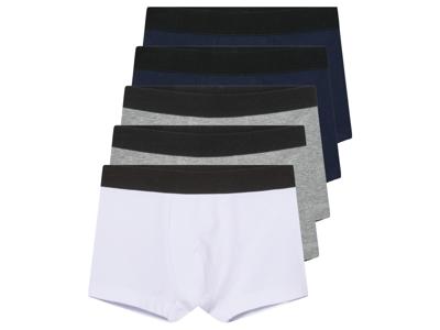 lupilu 5 kinder boxers (Donkerblauw/grijs/wit, 98/104)