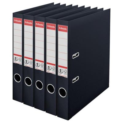 Esselte ordner Power N°1, rug van 5 cm, zwart, pak van 5 stuks Esselte ordner Power N°1, rug van 5 cm, zwart, pak van 5 stuks