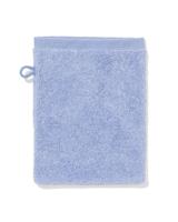 HEMA Washand 16x21cm zware kwaliteit gemêleerd blauw (blauw) - thumbnail