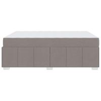 Bedframe met matras Taupe 160 x 200 cm Stof - thumbnail