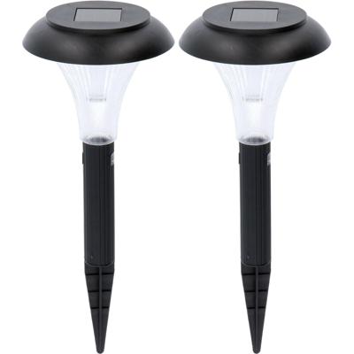 LED Tuinlamp met sensor - Draadloos - Auto aan- en uit - Nardo - 29 cm - 2 stuks