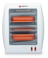 Alpina elektrische kachel straalkachel 2 standen 400 en 800 watt kantelbeveiliging draagbaar - thumbnail