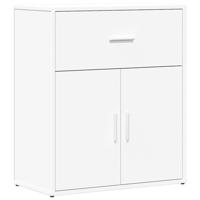 Dressoir 60x31x70 cm bewerkt hout wit - thumbnail