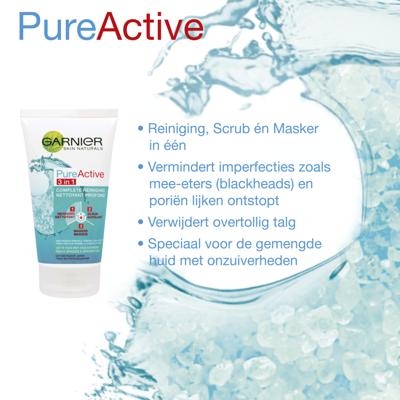 Garnier Skin Naturals Pure Active 3-in-1 Reiniging