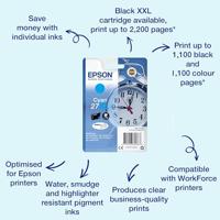 Epson 27XL cyaan - thumbnail