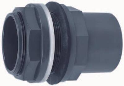 PVC tankdoorvoer - 40/50 x 40 mm