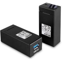 Lindy 42707 USB 3.0 extender over fiber Zwart - thumbnail