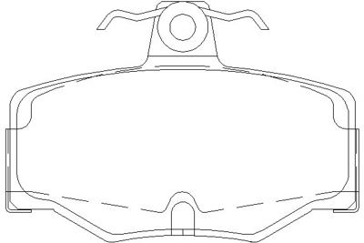 Remblokken set 2154501