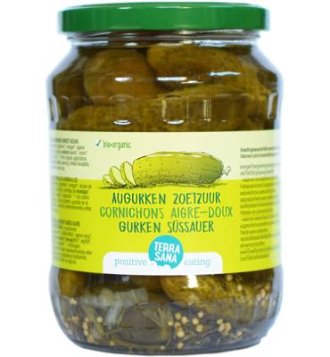 Augurken fris zoet/zuur bio 670 Gram