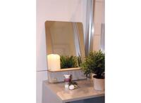Spiegel met plank en haken - 35 x 10 x 50 cm - thumbnail
