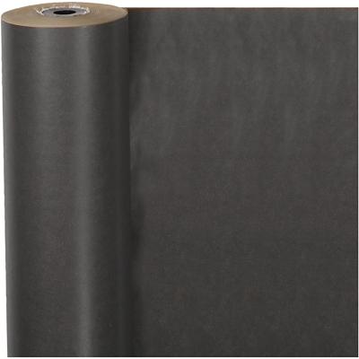 Vivi Gade Cadeaupapier, b: 50 cm, 60 gr, zwart, 100 m/ 1 rol