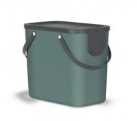 ROTHO Albula Dark green - afvalscheidingscontainer - 25l - thumbnail