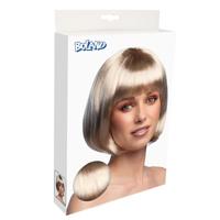 Pruik bobline platinum blond - thumbnail